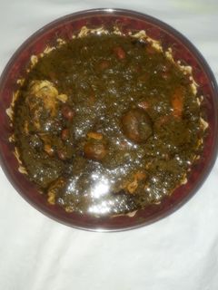 عکسی از دستور قورمه سبزی