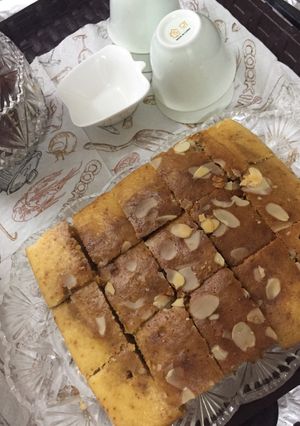صورة لوصفة كيكه النسكافيه