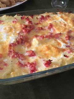 Foto principal de Pastel de patata con bacon y huevo