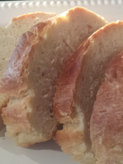 A picture of rosemary olive bread.