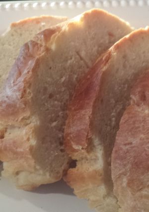 A picture of rosemary olive bread.