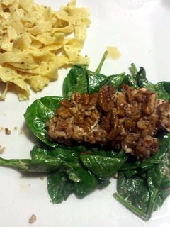 A picture of Pecan-crusted chicken.