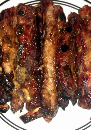 A picture of Asian inspired ribtips.