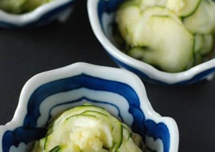 Fresh Zucchini &amp; Ginger