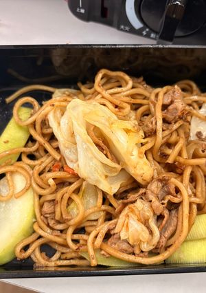 Akihabara Electric Town Lisen日式炒麵 的食譜成品照片
