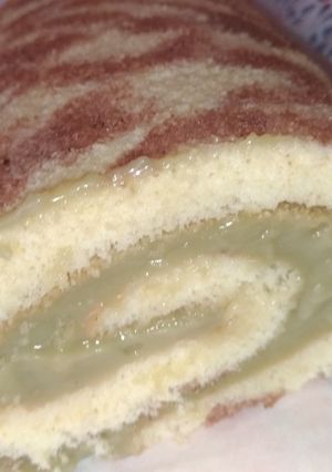 Foto di Rotolo con crema al pistacchio