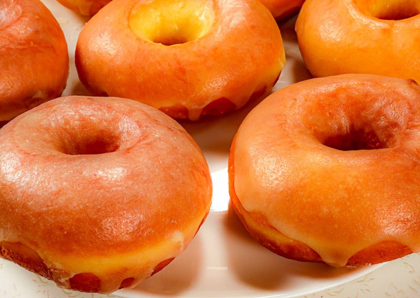 Cara membuat glazed donut