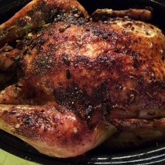 A picture of Sheryl's Onion Baked Chicken.