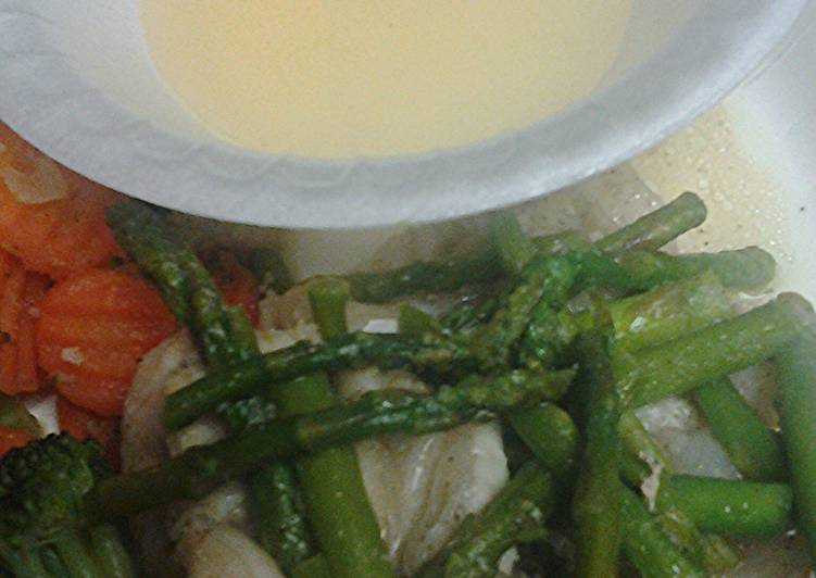 Steps to Prepare Any-night-of-the-week Swai and asparagus