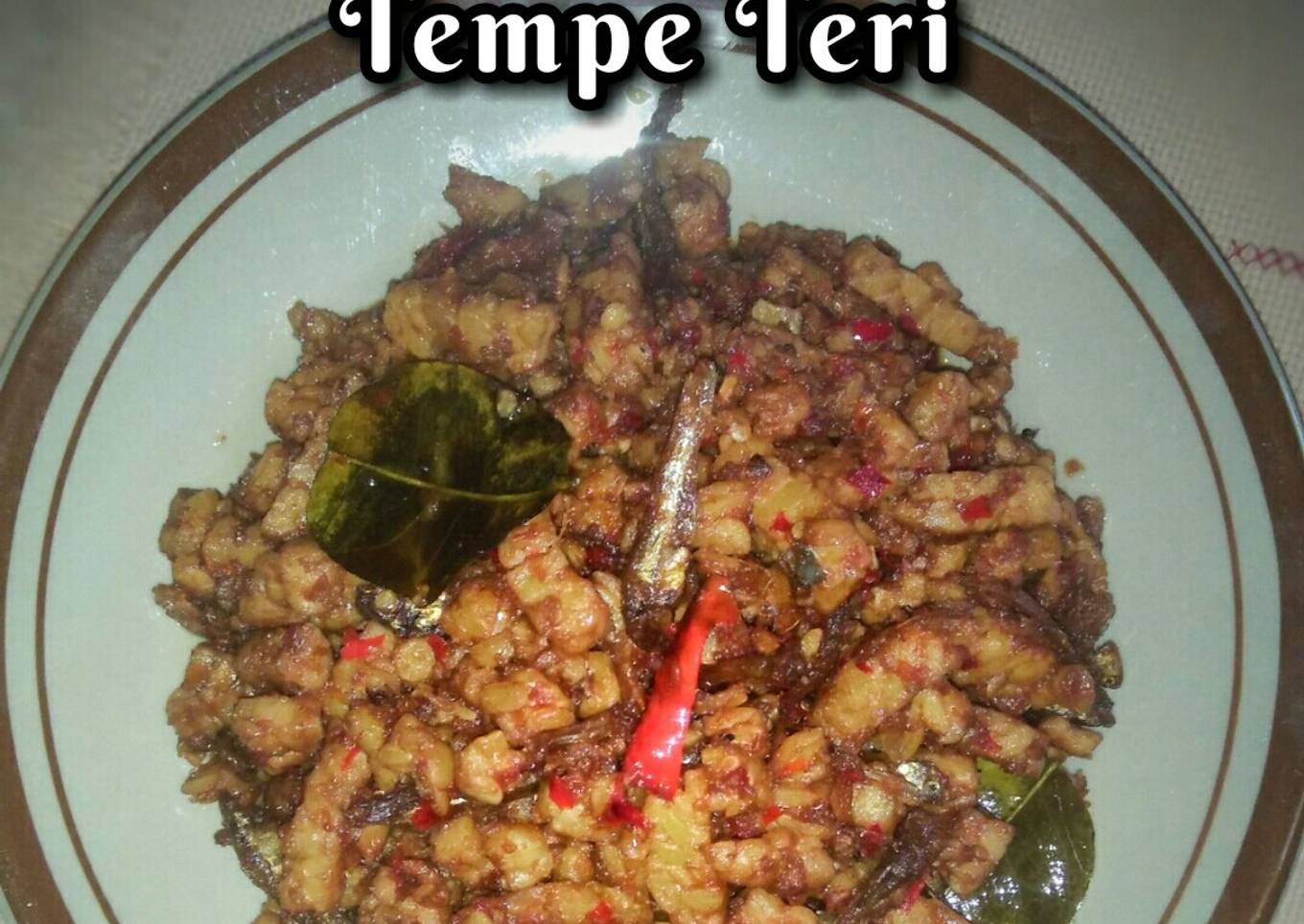 Sambal Goreng Tempe Teri