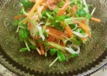 Easiest Way to Make Perfect Pea Sprout  Carrot Salad