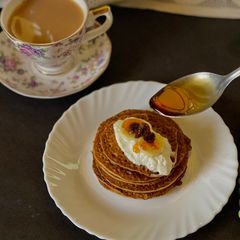 Buckwheat Protein Pancakes (Healthy breakfast) A picture of Buckwheat Protein Pancakes (Healthy breakfast).