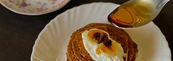 Buckwheat Protein Pancakes (Healthy breakfast)