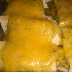 A picture of Chicken Enchiladas.