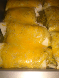 A picture of Chicken Enchiladas.