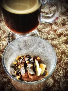 Una foto de Mousse vegana de chocolate