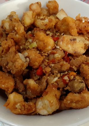 Foto resep Ayam cabe garam simpel