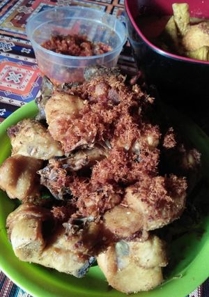 Foto resep Ayam goreng serundeng