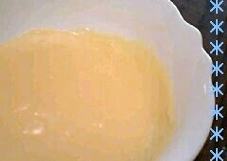 Easy with a Microwave！Custard Cream