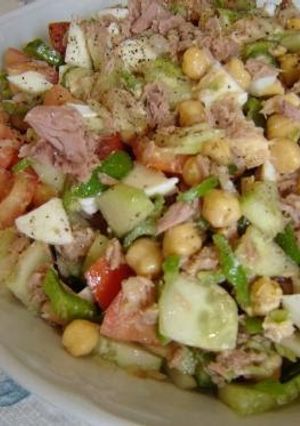 A picture of Picadillo con Garbanzo.