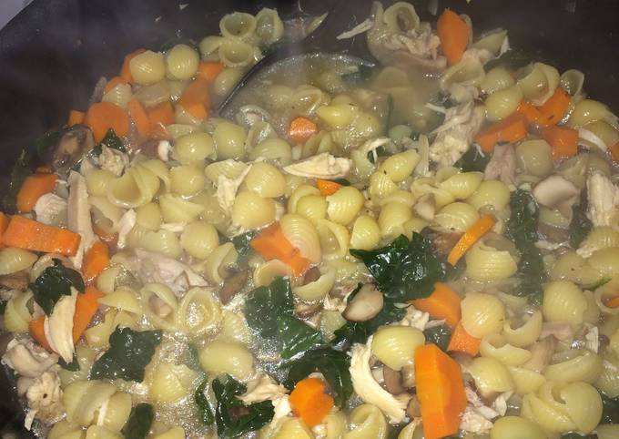 Recipe of Homemade Chicken And Shells Soup