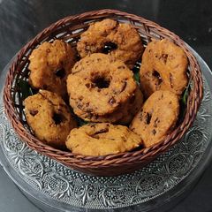 A picture of Rice flakes fritters | poha Vada.