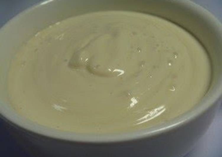 Recipe of Tasty Macrobiotic and Allergen-free Tofu Mayonnaise