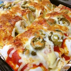A picture of Enchiladas - An Easy Mexican Dish.