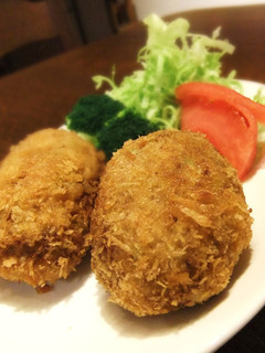 A picture of Healthier Tofu, Cabbage and Ground Meat Cutlets.