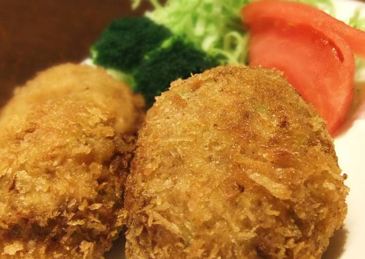 Steps to Make Ultimate Healthier Tofu, Cabbage and Ground Meat Cutlets