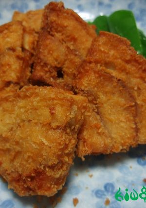 A picture of Macrobiotic Fried Kurumabu.