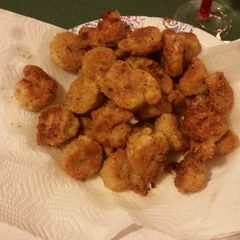 A picture of Double breaded fried shrimp.