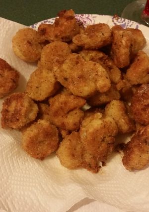 A picture of Double breaded fried shrimp.