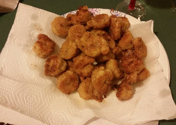 Double breaded fried shrimp