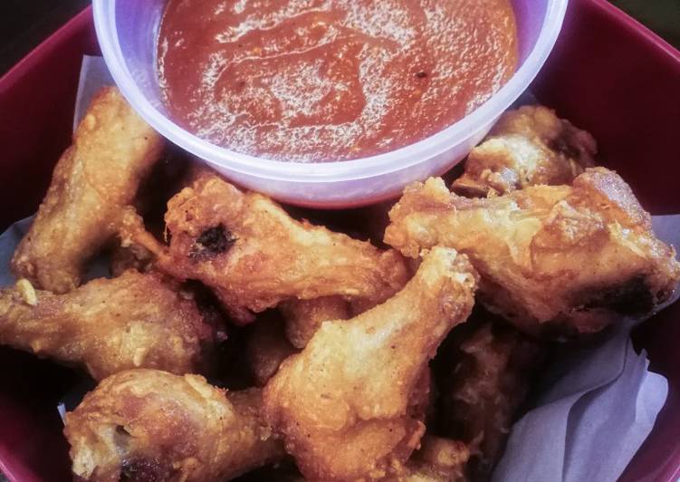 Resep Korean fried chicken (chicken gangjeong) source JTT Anti Gagal