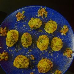 A picture of Vegy potato cups.