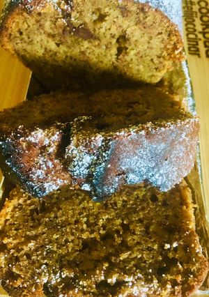 Una foto de 🥮BUDÍN🥮 DE 🍠BONIATO🍠 Y 🍫CHOCOLATE🍫 🍊🍠🥮🍫😋😋