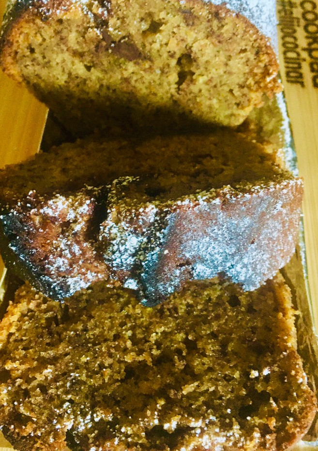 Una foto de 🥮BUDÍN🥮 DE 🍠BONIATO🍠 Y 🍫CHOCOLATE🍫 🍊🍠🥮🍫😋😋