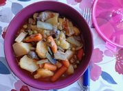 Una foto de menestra de verduras