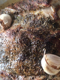 Una foto de Lomo de cerdo asado