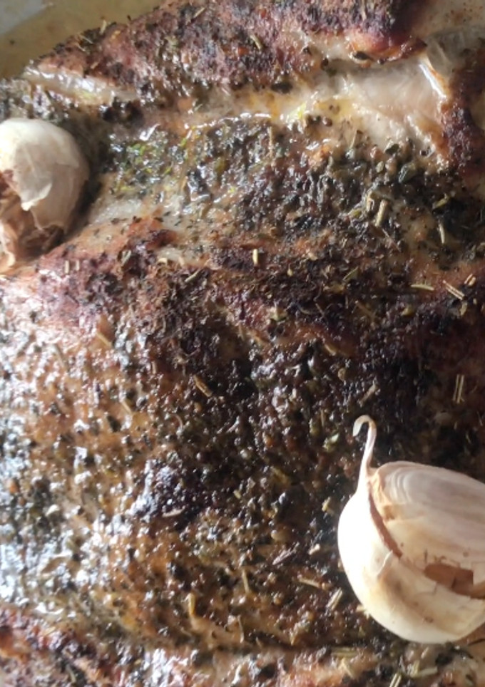 Una foto de Lomo de cerdo asado
