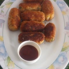 Chicken bread rolls A picture of Chicken bread rolls.