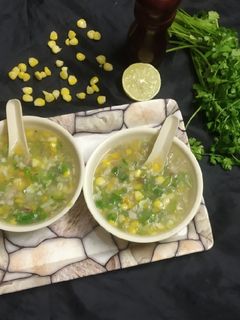 लेमन कोरिएंडर सूप (lemon coriander soup recipe in Hindi) रेसिपी मुख्य फोटो