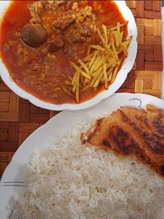 عکسی از دستور خورش قیمه