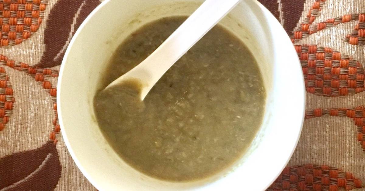 Resep Bubur Kacang Hijau (MPASI 6 Bulan) oleh Wuri Hapsari Cookpad