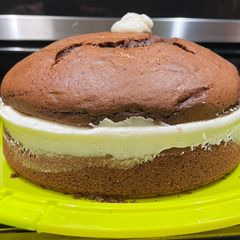 Lickity-Split Cocoa Cake with Cream Cheese Frosting A picture of Lickity-Split Cocoa Cake with Cream Cheese Frosting.