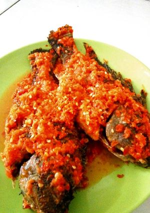 Foto resep Ikan mujaer cabe merah