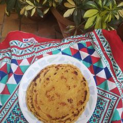 A picture of Makai ki roti.