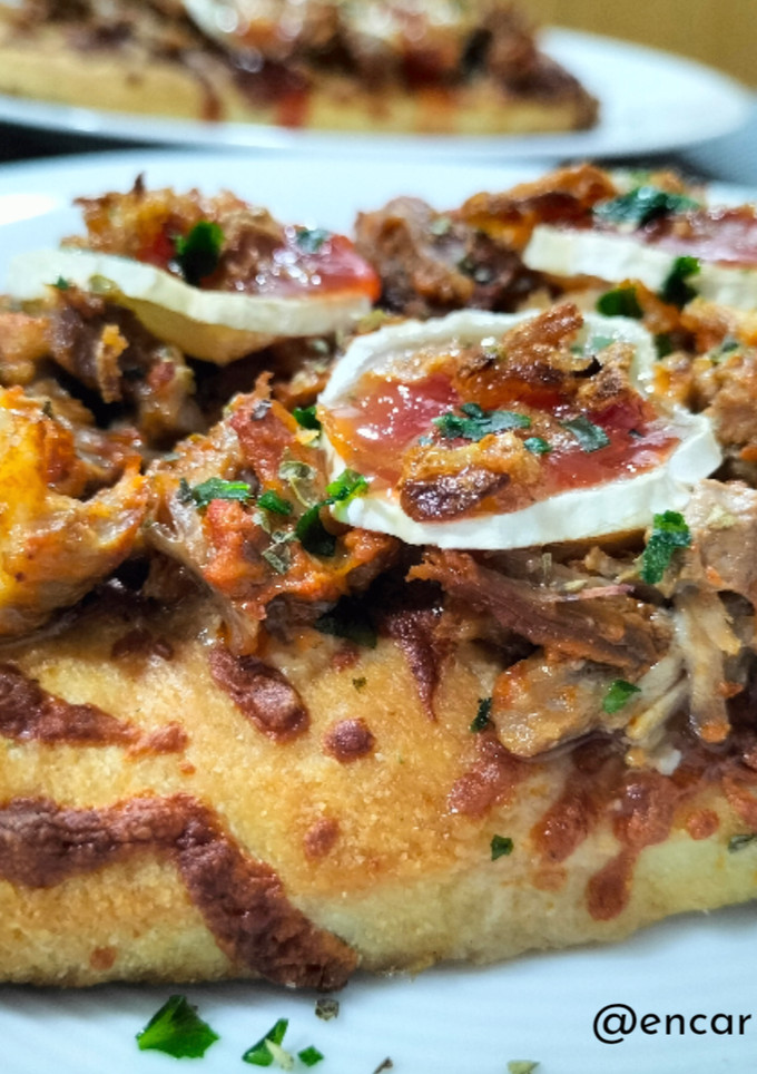 Una foto de Tosta de pulled pork versión 2
