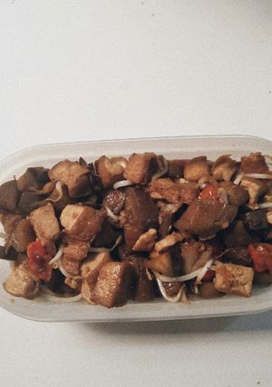 Foto resep Tumis terong tahu